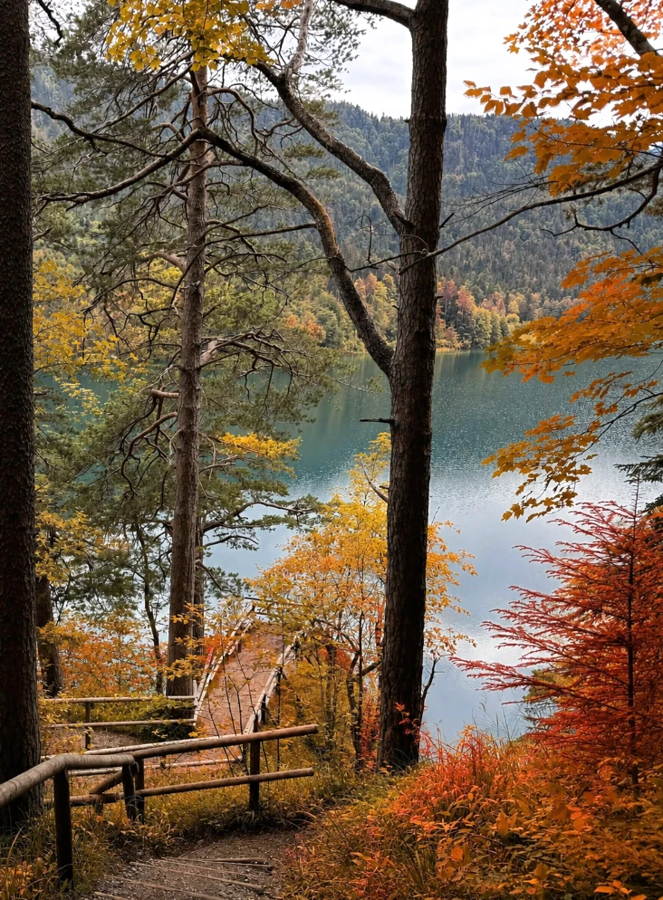 Alpsee im Herbst