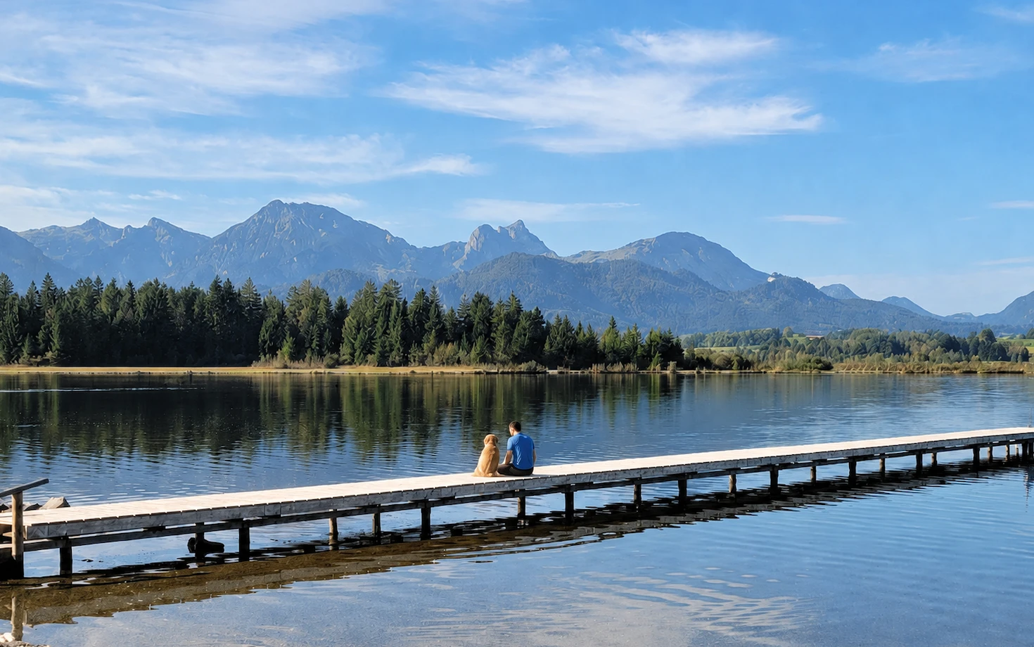 Hopfensee im Herbst