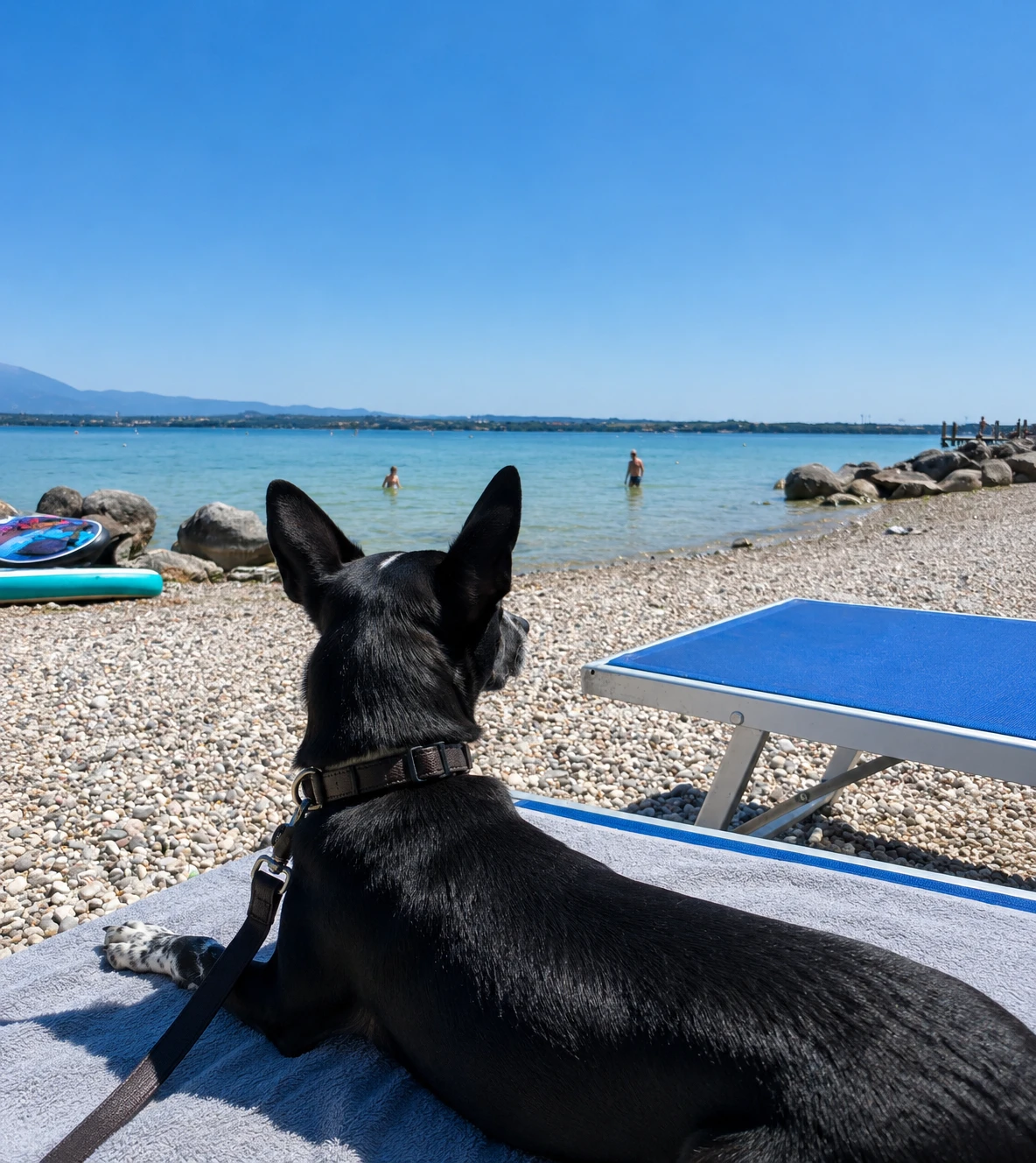 Hundestrand am Gardasee