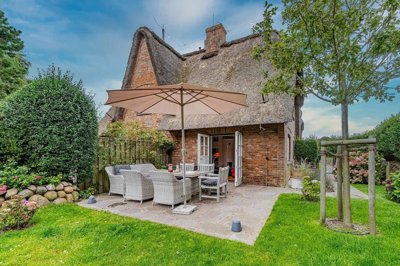 Haus Daanshoog mit Garten und Sauna in Keitum