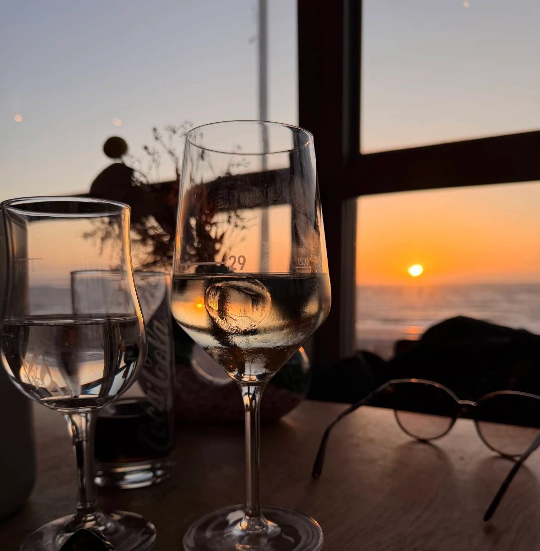 Restaurant mit Meerblick auf Sylt