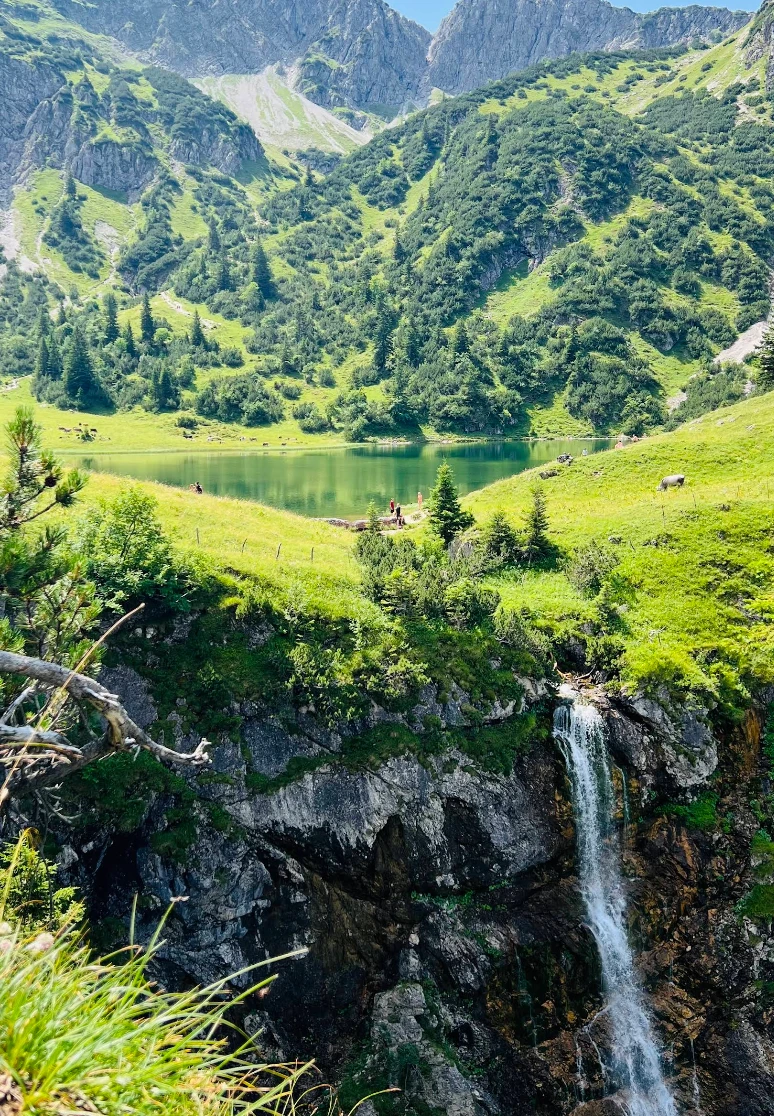 Gaisalpsee mit Hund
