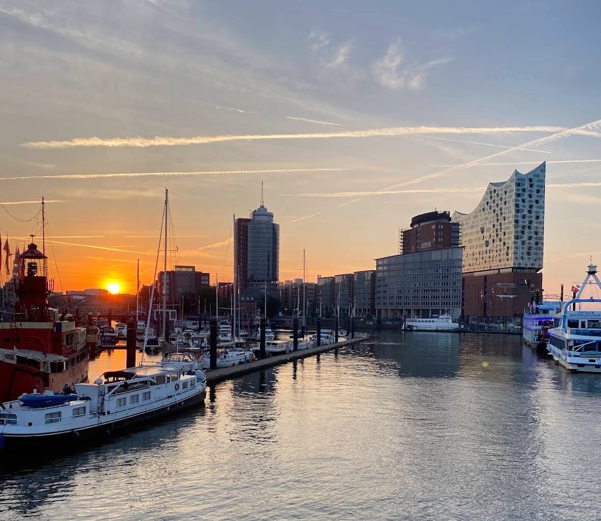Landungsbrücken in Hamburg