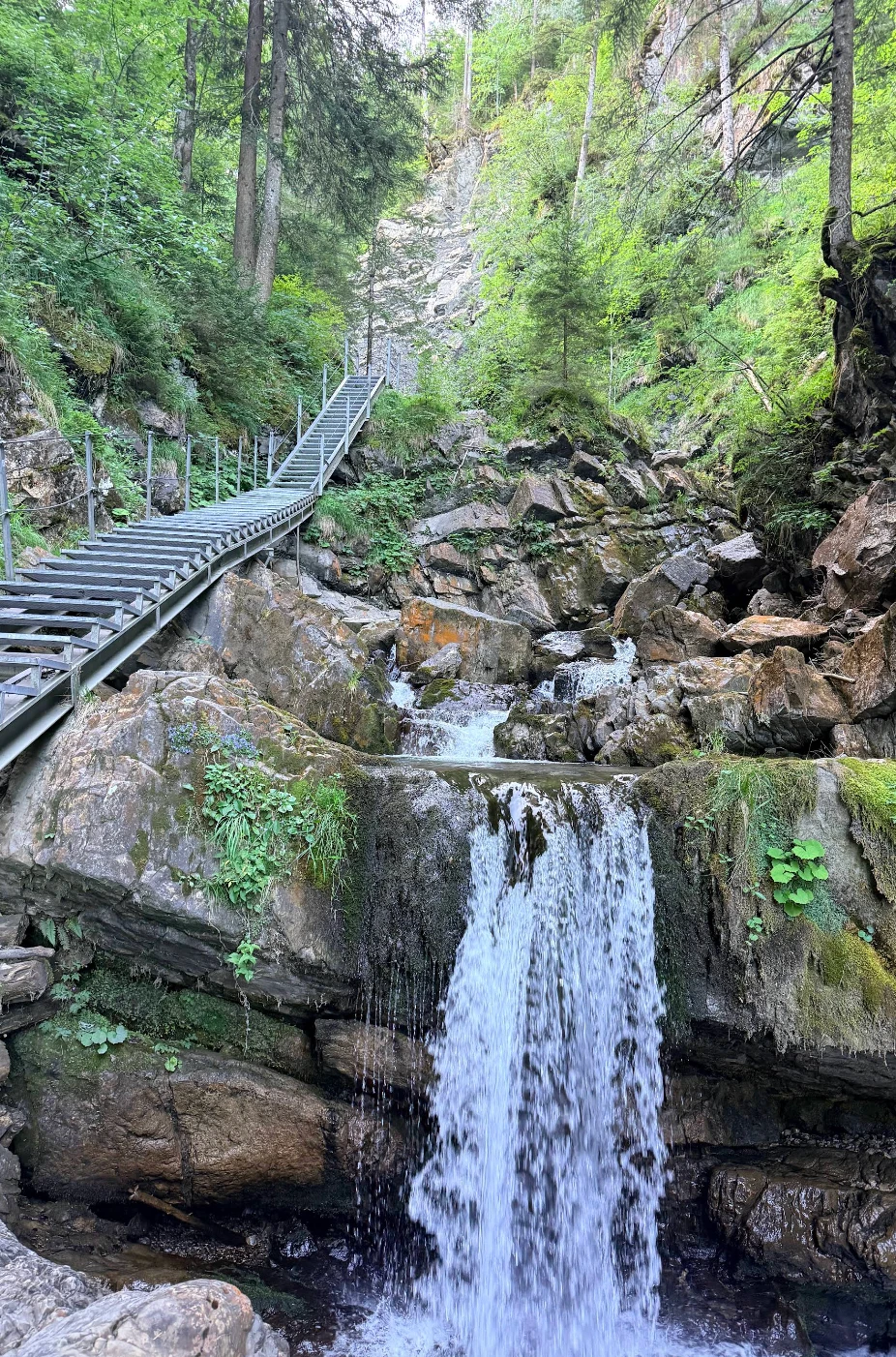 Weg zum Gaisalpsee im Allgäu