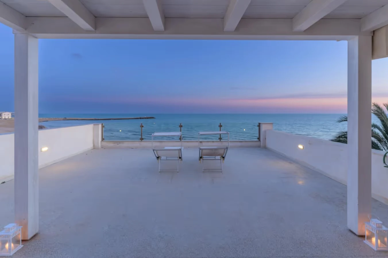 1 Woche Sizilien mit 150 m² Meerblick Terrasse 