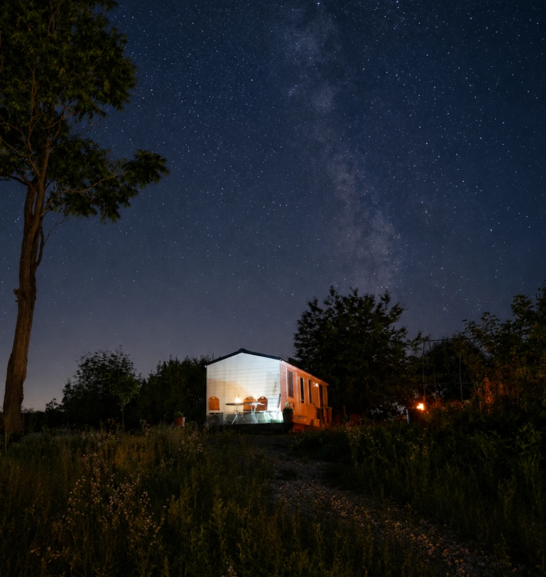 Romantisches Tiny House über den Weinbergen in Tržec 2