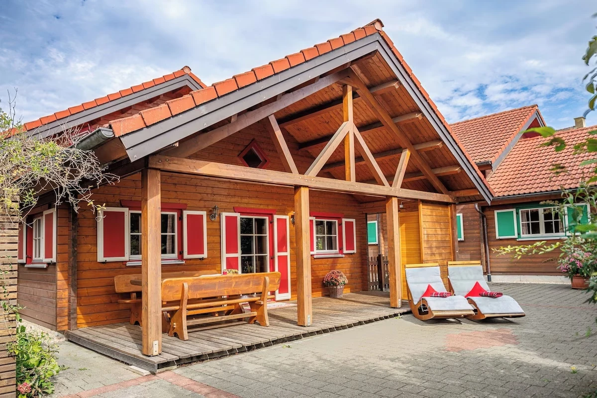 Blockhaus "Moritz" mit Terrasse nahe Bodensee