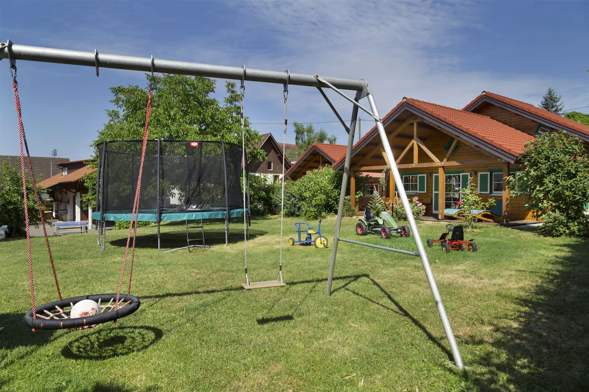 Blockhaus "Moritz" mit Terrasse nahe Bodensee 4