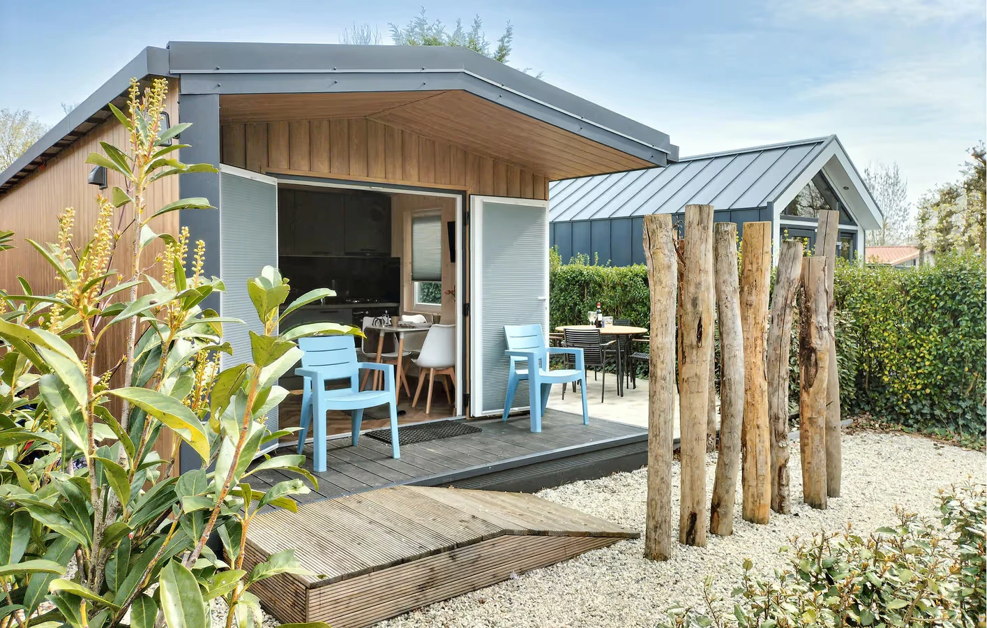Ferienhaus mit Whirlpool im Ferienpark in Zeeland