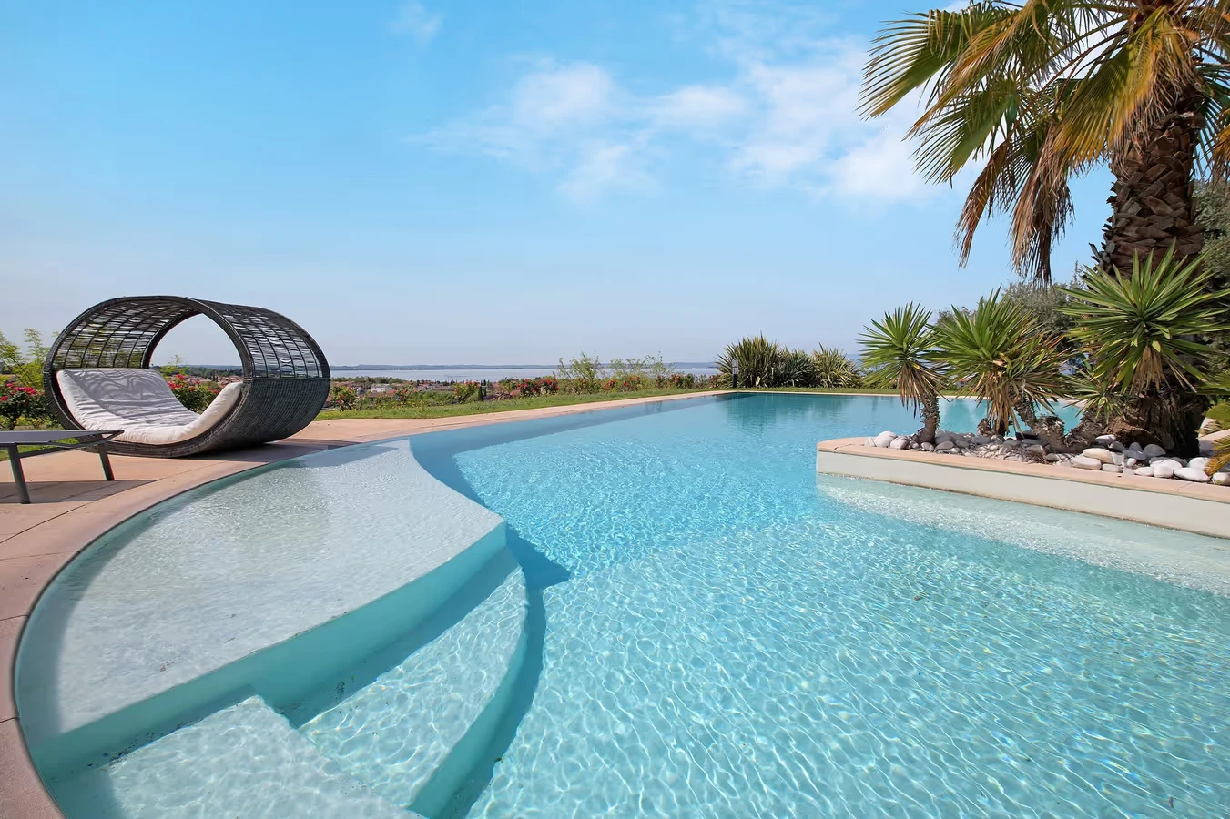 Villa "Sellemond" mit Pool, Sauna und Seeblick bei Lazise