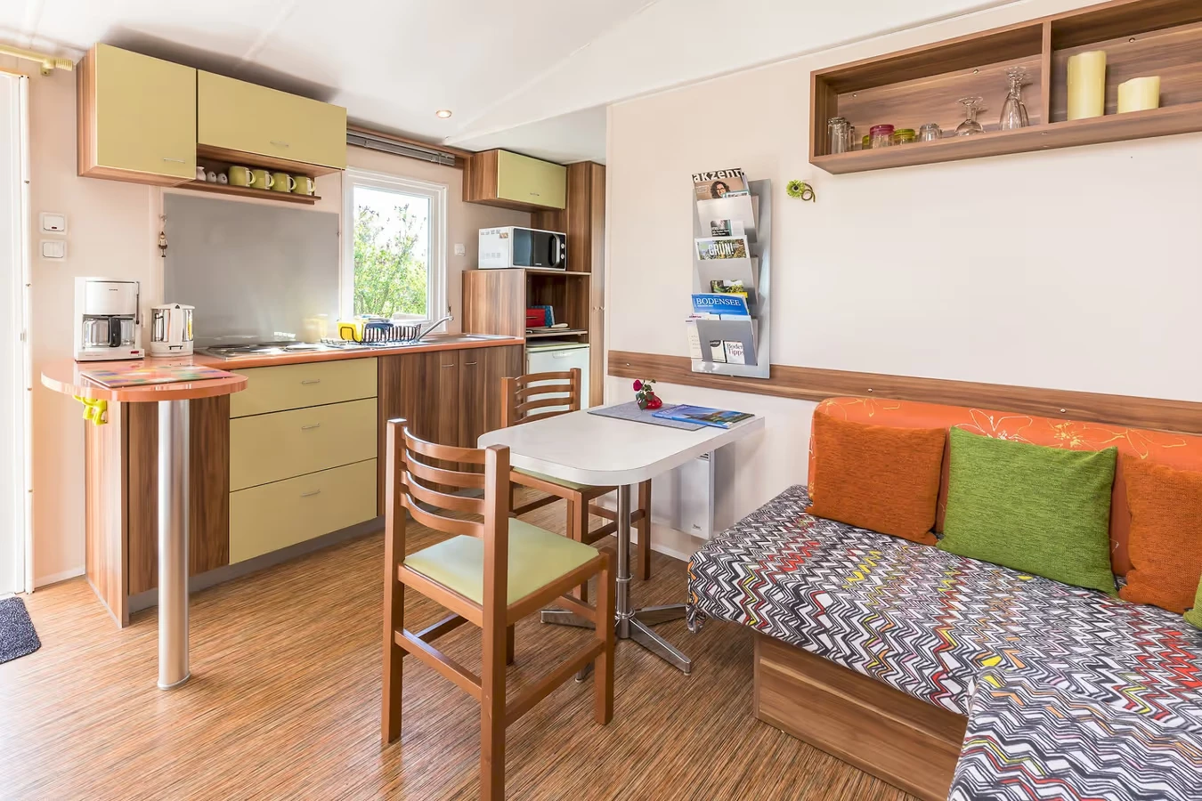 Mobil-Home "Tonis Hütte" mit Bergblick und eingezäuntem Garten nahe dem Bodensee 5