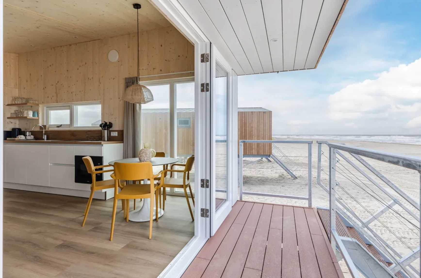 4-Personen-Hunde Beach House direkt am Meer in Petten