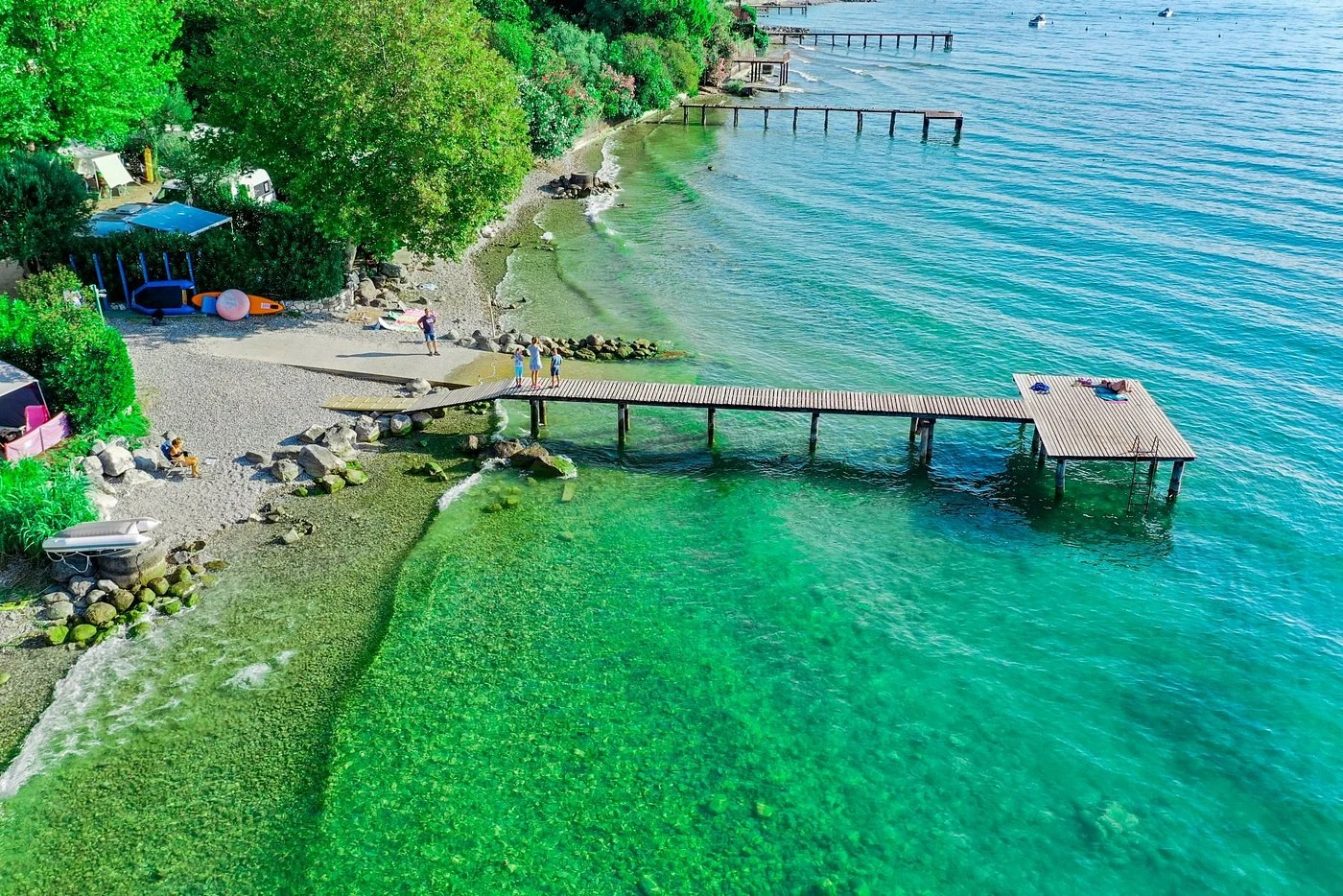 Camping Village "Europa Silvella" mit Mobilheimen und Privatstrand am Gardasee 5