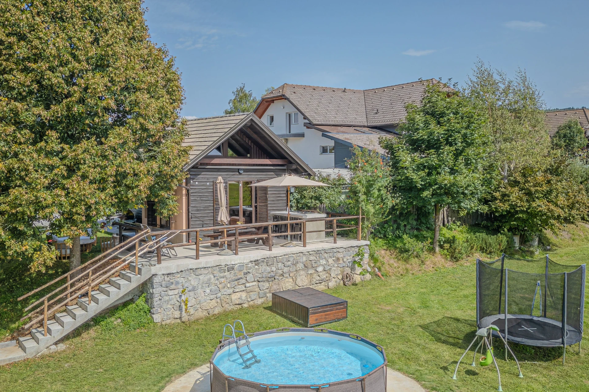 Family Friendly Kraševec Lodge in Bloke