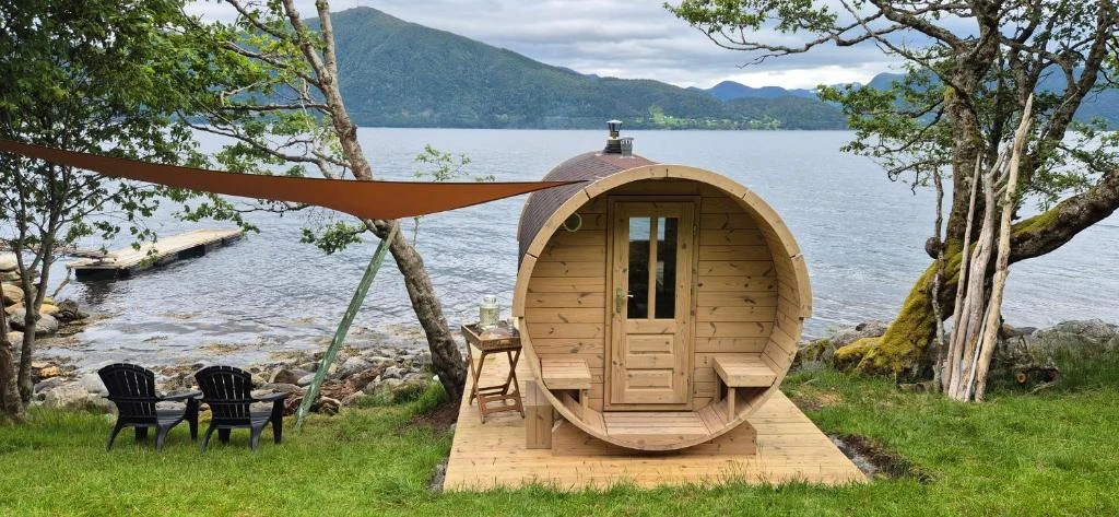 Ferienhaus "Tiny house with Fjordview!" in Lauvstad 3